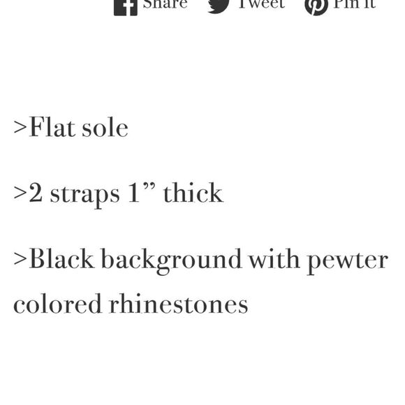 Qupid Double Strap Rhinestone Flat Sandal- Pewter - Picture 4 of 7